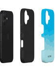 Exploded side view of High Fly Tough iPhone Case highlighting its protective layers, including a robust outer shell and shock-absorbing interior.