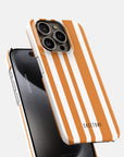 Pumpkin Stripes Snap iPhone Case