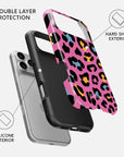 Pink Safari Tough iPhone Case