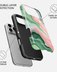 Petal Moss Tough iPhone Case