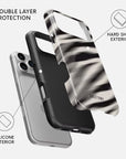Zebrina Tough iPhone Case