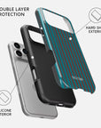 Blue Heat Tough iPhone Case