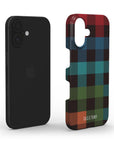Merry Grid Snap iPhone Case