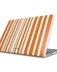 Pumpkin Stripes MacBook Case