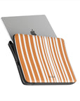 Pumpkin Stripes Premium Laptop Sleeve