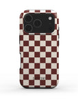 Ash Grid Tough iPhone Case