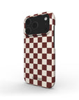 Ash Grid Snap iPhone Case