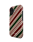 Front and side view of Candy Way Tough iPhone Case showcasing its fun candy-coloured design and reinforced edges for enhanced protection and a playful look.