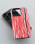 Single Red Tough iPhone Case