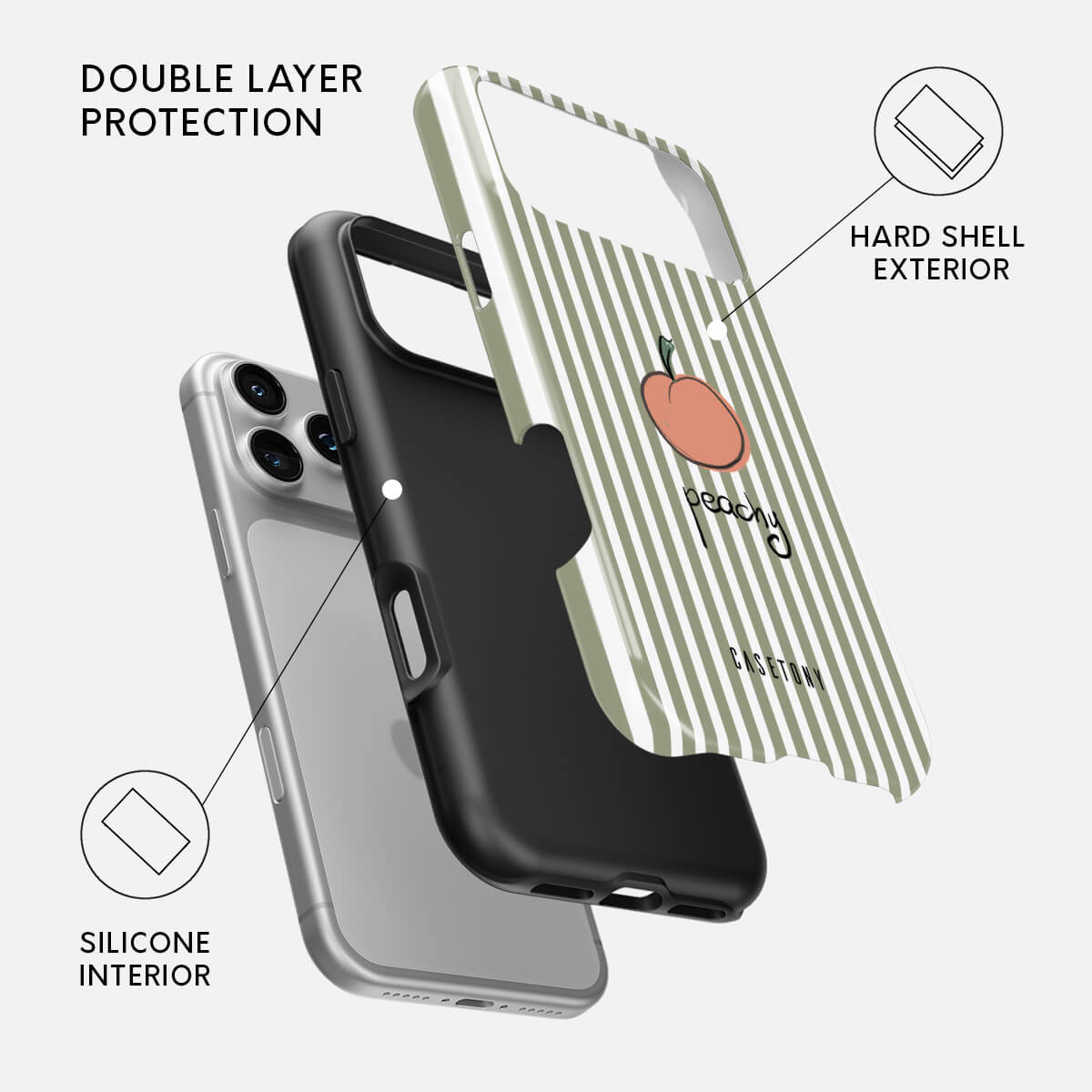 Peachy - Tough Phone Case