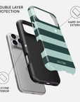 Green Path Tough iPhone Case