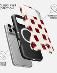 Crimson Check Tough MagSafe Case