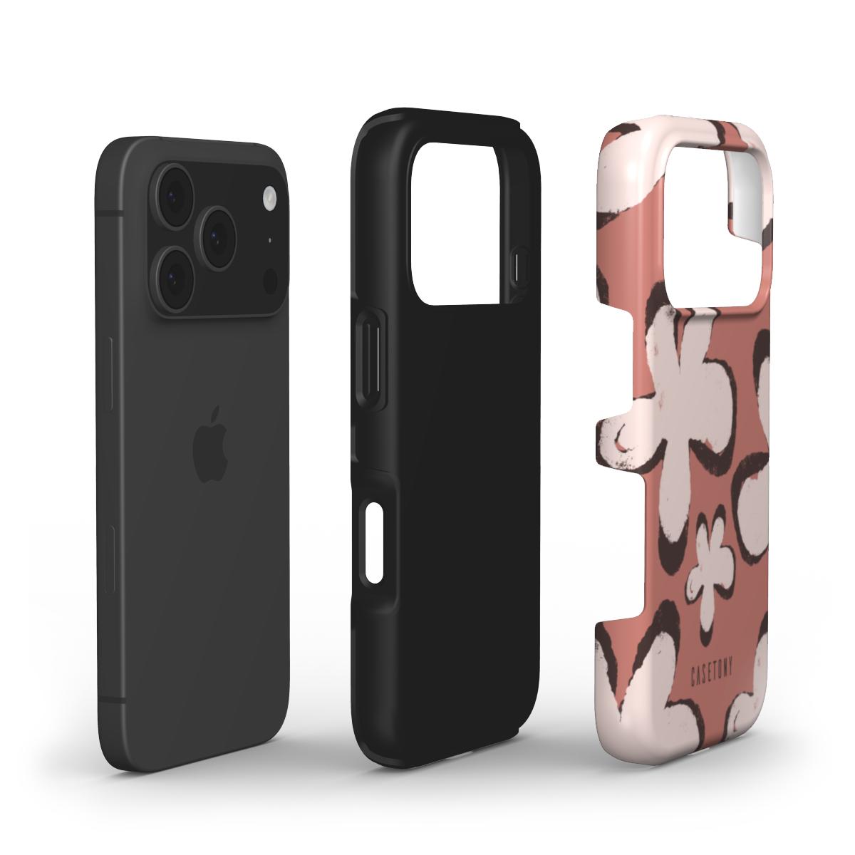 Blush Blaze Tough iPhone Case