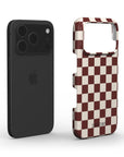 Ash Grid Snap iPhone Case