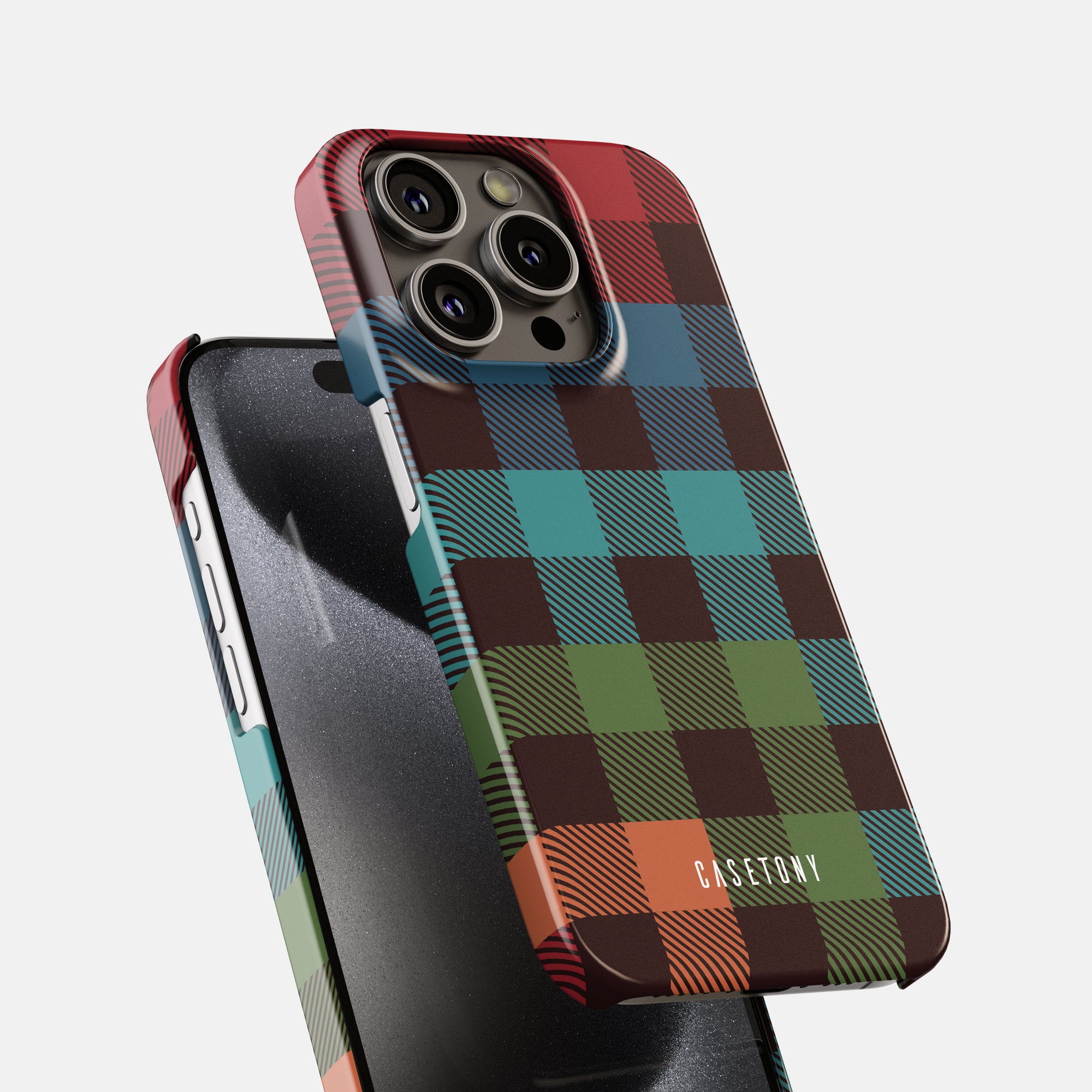 Merry Grid Snap iPhone Case