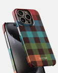 Merry Grid Snap iPhone Case